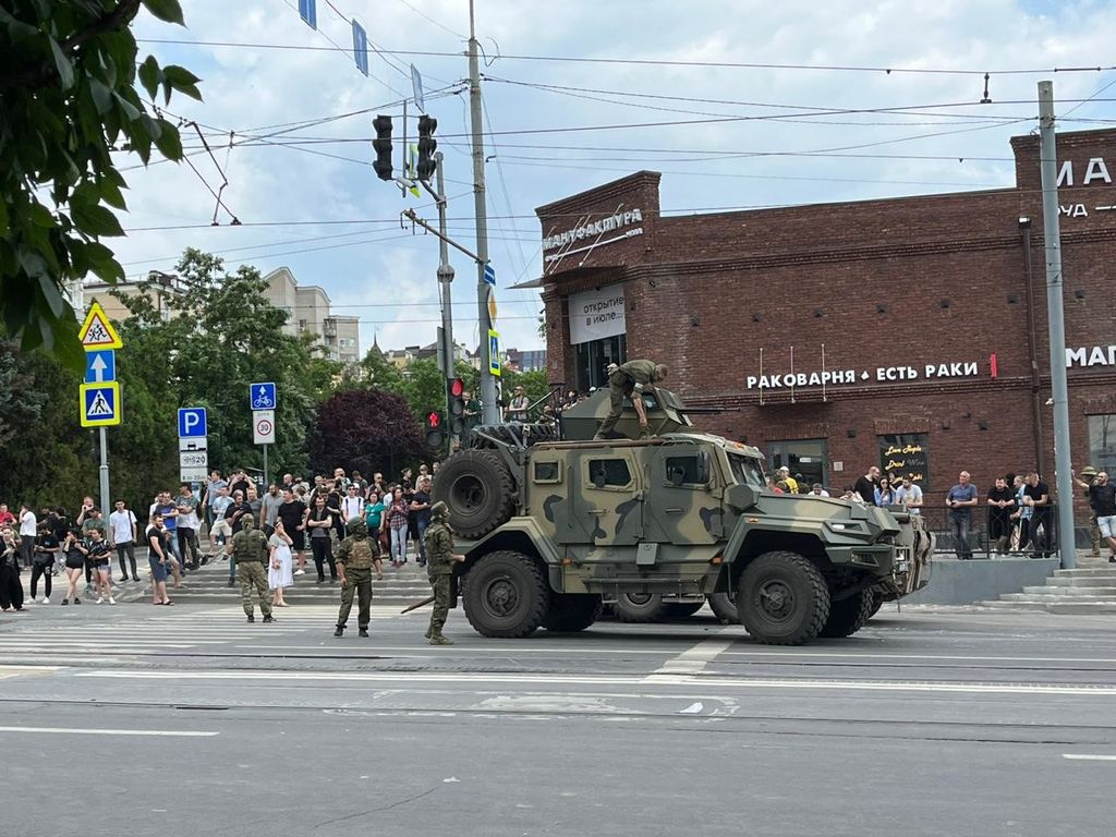 Un mezzo di Wagner a Rostov