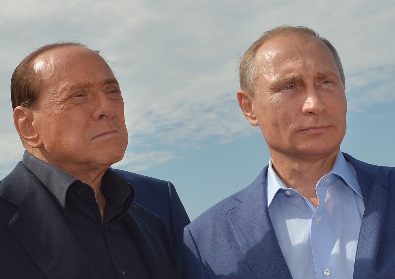 Silvio Berlusconi con Vladimir Putin