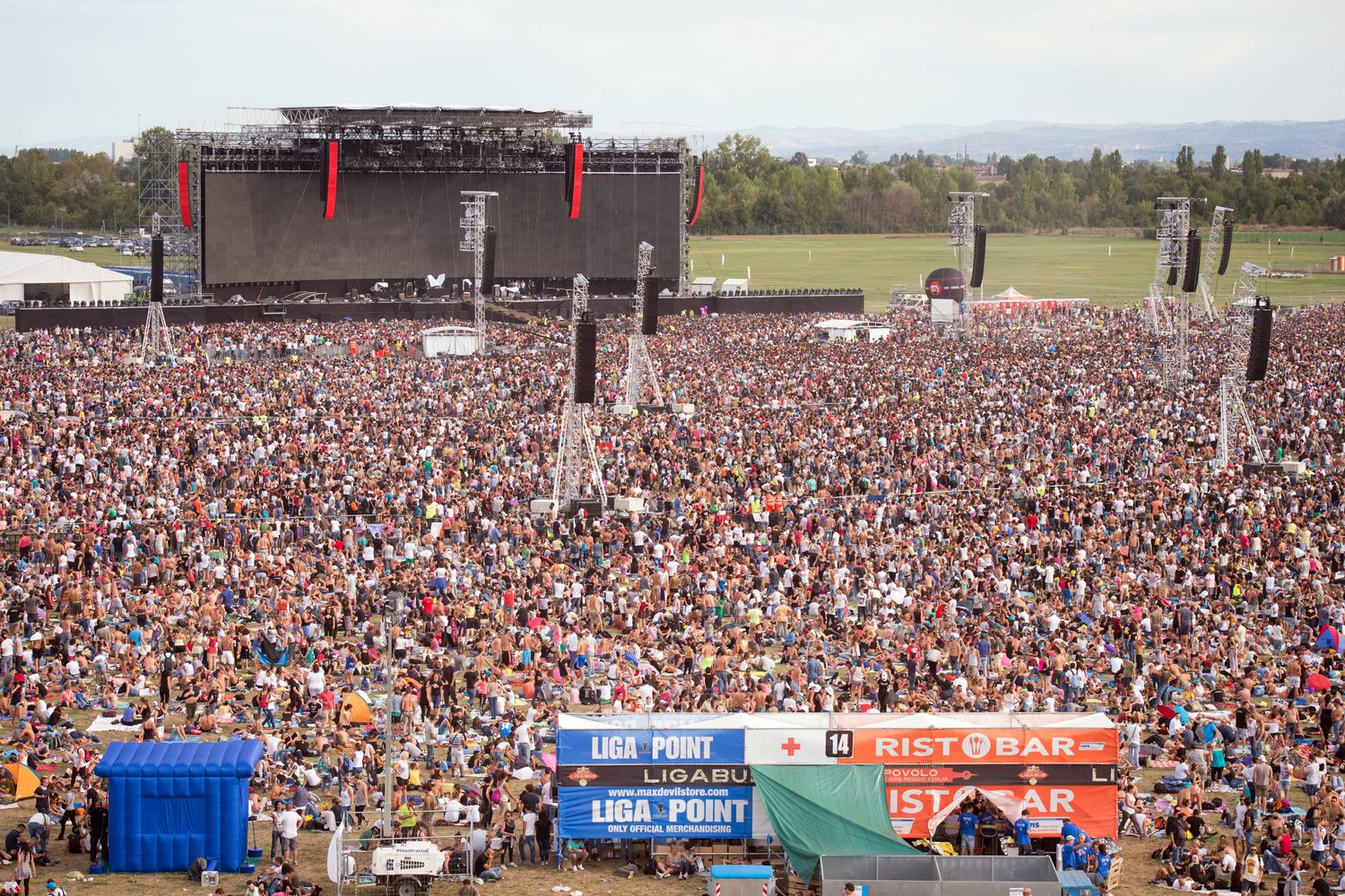Campovolo in una foto d'archivio