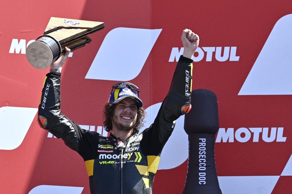 Il pilota italiano della Mooney VR46 Racing, Marco Bezzecchi&nbsp;