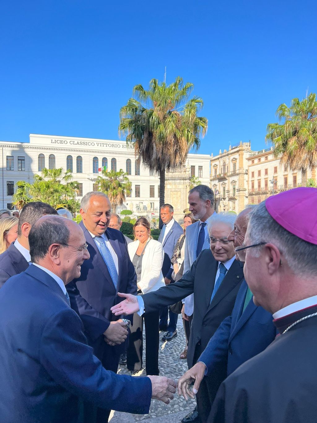 Mattarella a Palermo fa da Cicerone ai capi di stato