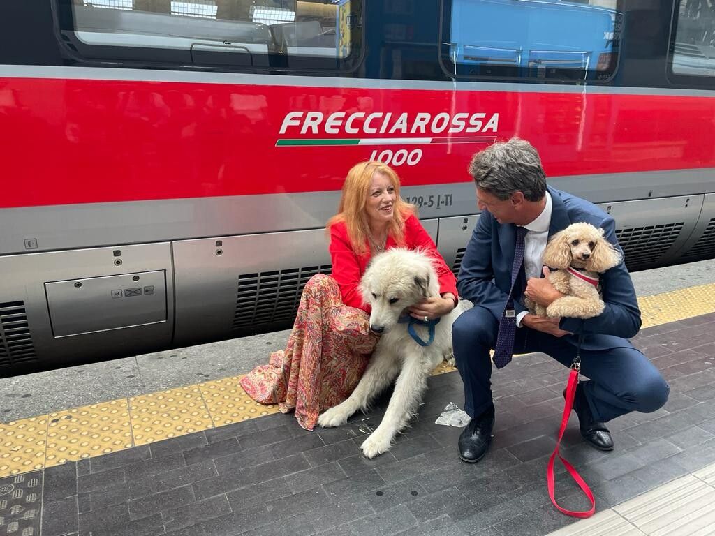 I cani viaggiano gratis in treno anche di taglia grossa