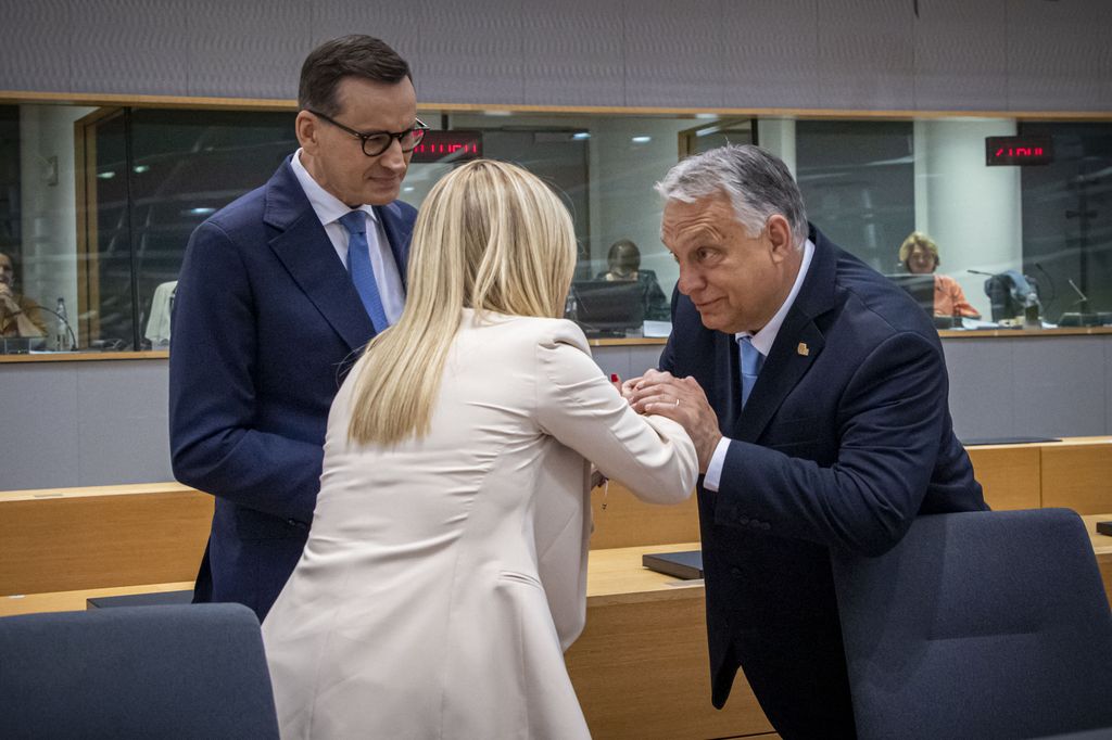 Meloni incontra Orban&nbsp;e Morawiecki&nbsp;
