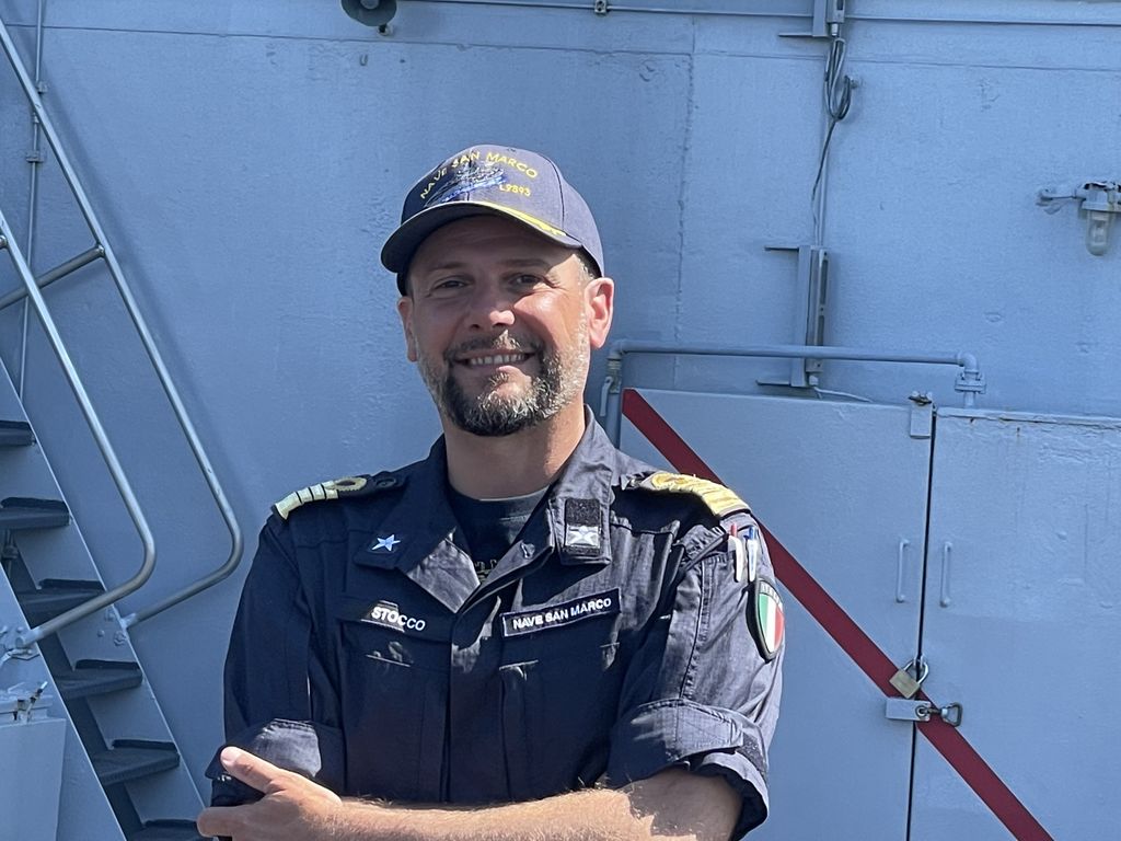 Marco Stocco, comandante della nave San Marco