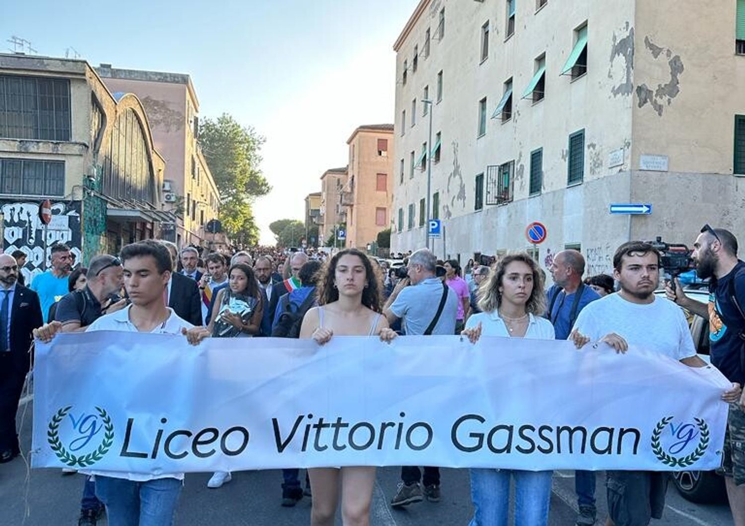 La manifestazione a Primavalle per ricordare Michelle&nbsp;