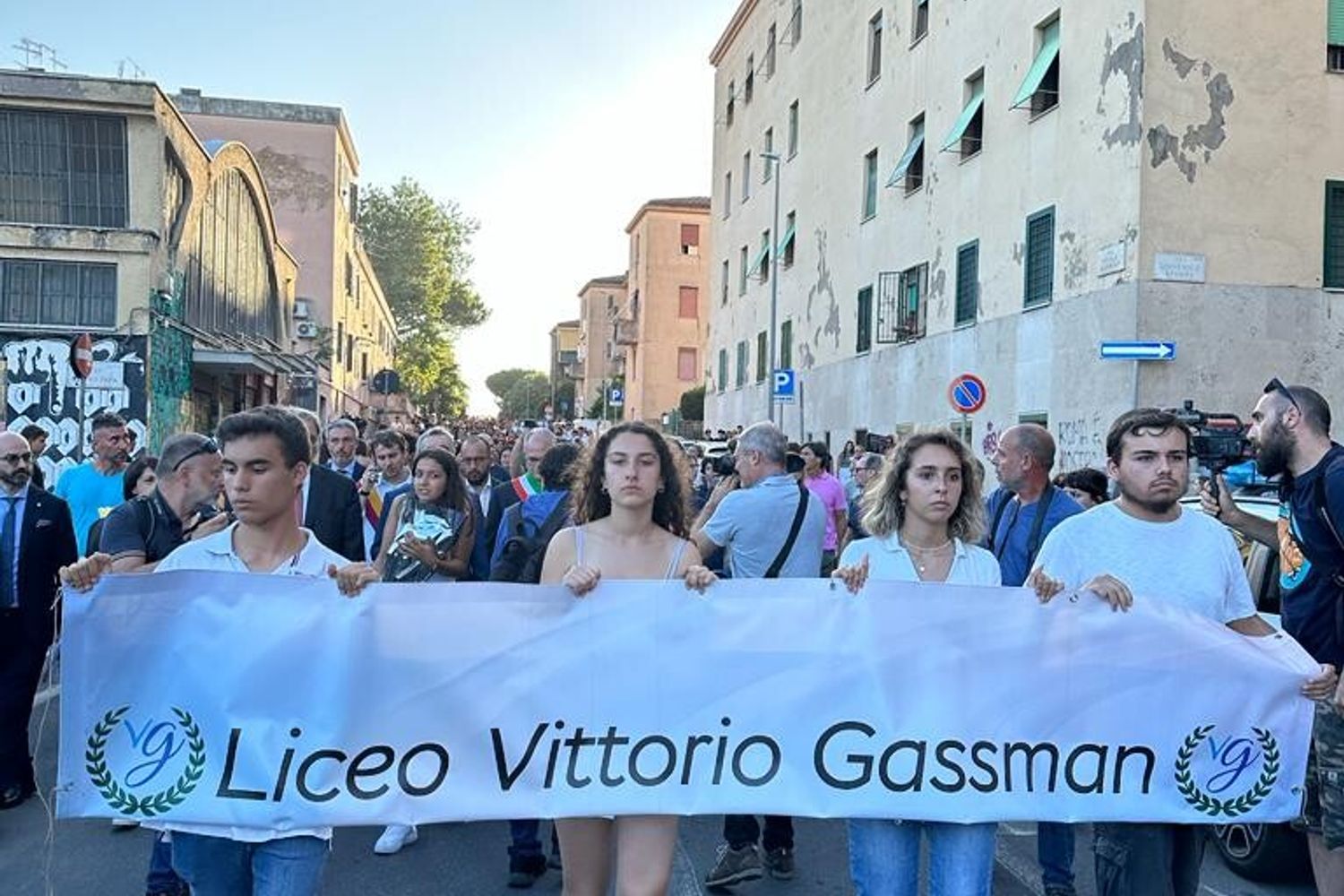La manifestazione a Primavalle per ricordare Michelle&nbsp;