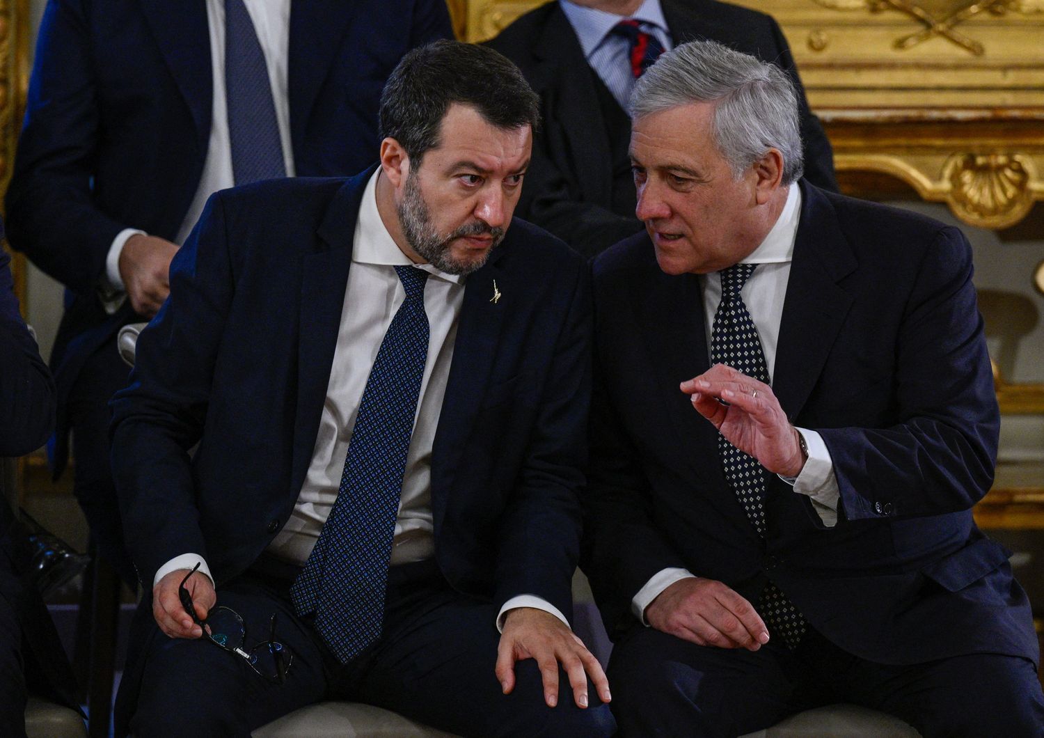 Matteo Salvini e Antonio Tajani&nbsp;
