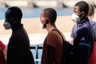 Migranti a Lampedusa