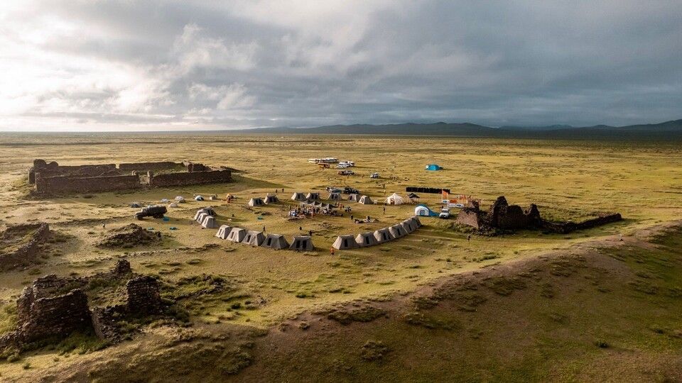 Campo 1: le tende a fisco della fortezza del Kitan