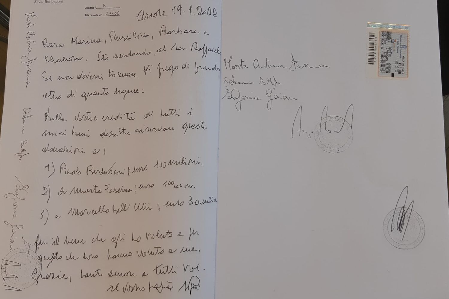 Testamento Berlusconi