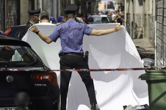 Un sopralluogo dei carabinieri
