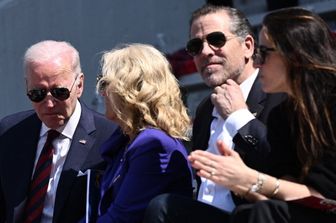 Hunter Biden con il padre Joe, presidente degli Stati Uniti