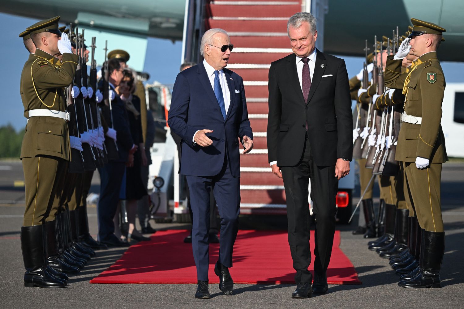Biden arrivato a Vilnius