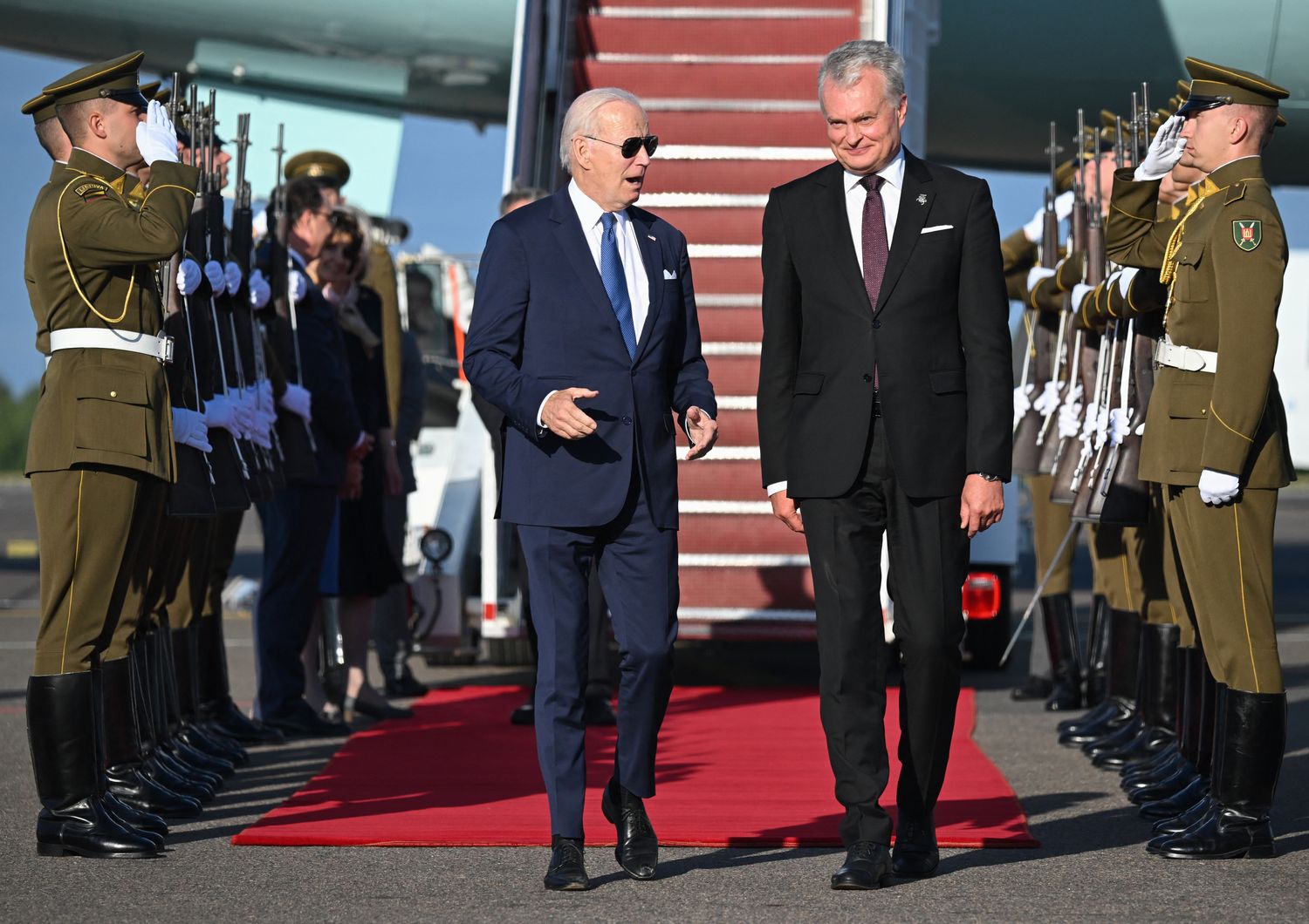 Biden arrivato a Vilnius