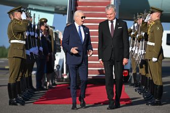 Biden arrivato a Vilnius