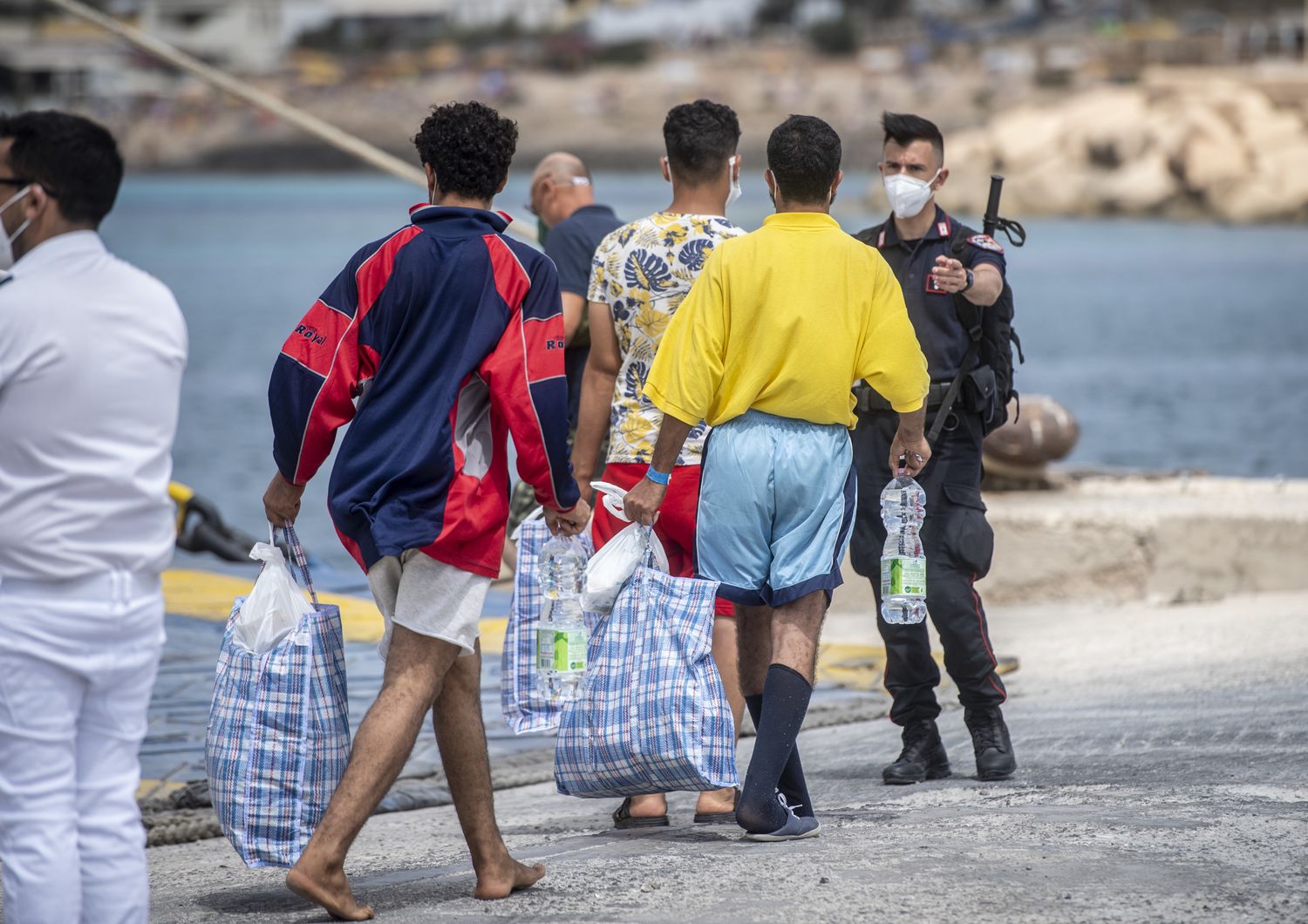 &nbsp;migranti lampedusa sbarchi hotspot