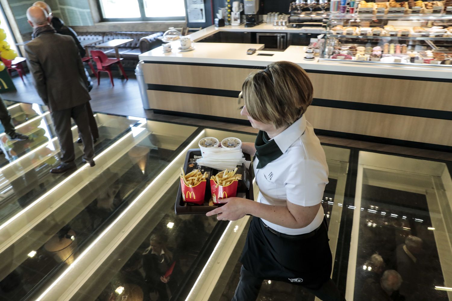 Un punto vendita di Mc Donald's