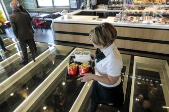 Un punto vendita di Mc Donald's