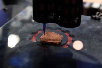 Carne sintetica realizzata con una stampante 3D