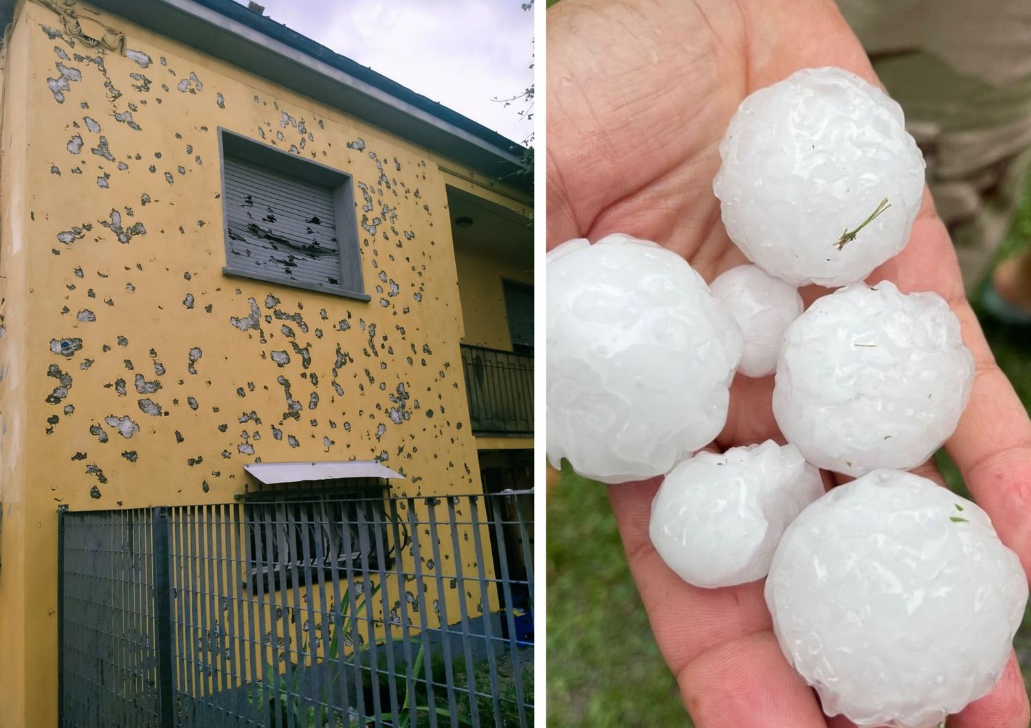 maltempo nubifragio grandine emilia romagna cremona