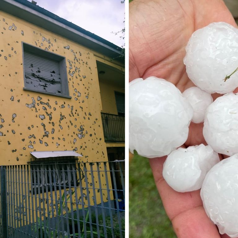 maltempo nubifragio grandine emilia romagna cremona