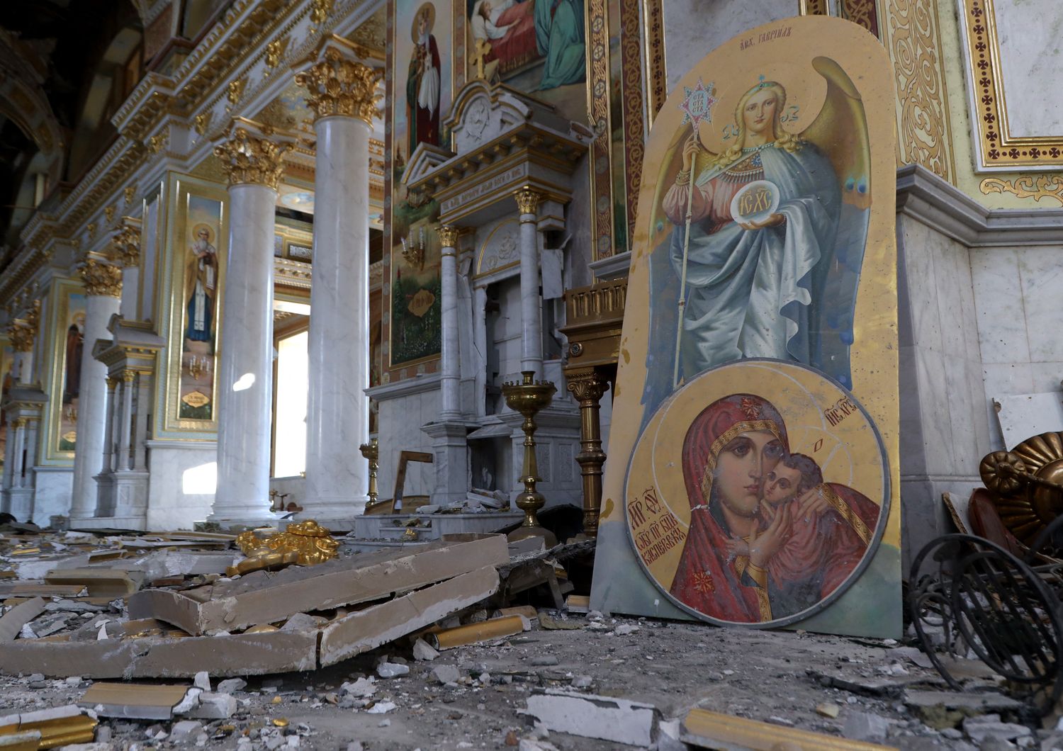 L'interno della Cattedrale di Odessa&nbsp;