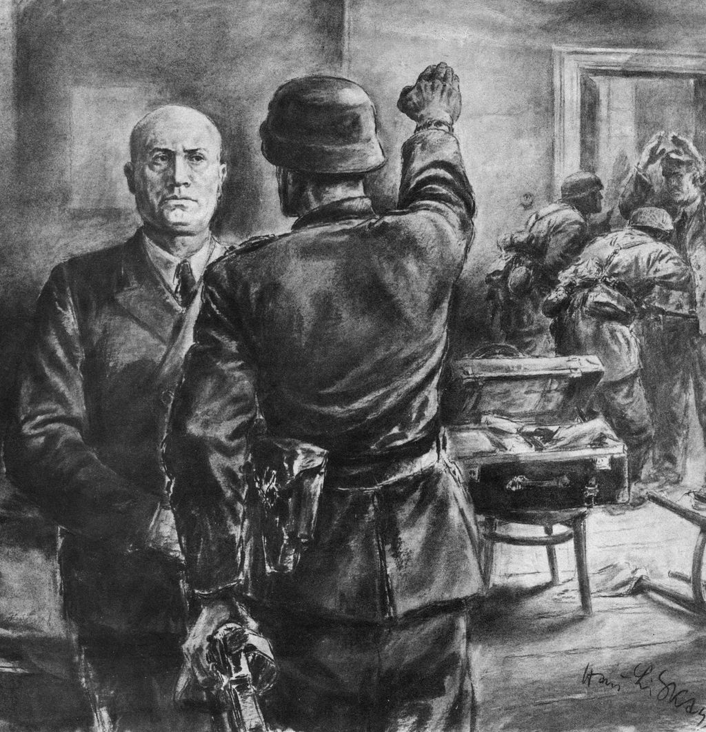 Mussolini destituito dal Re