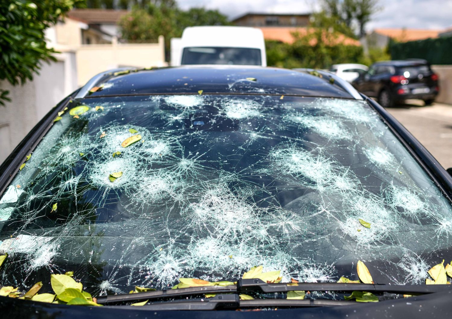 I danni della grandine sulle auto