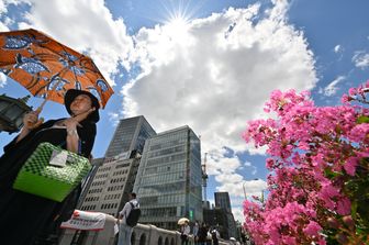 giappone caldo record 38 gradi