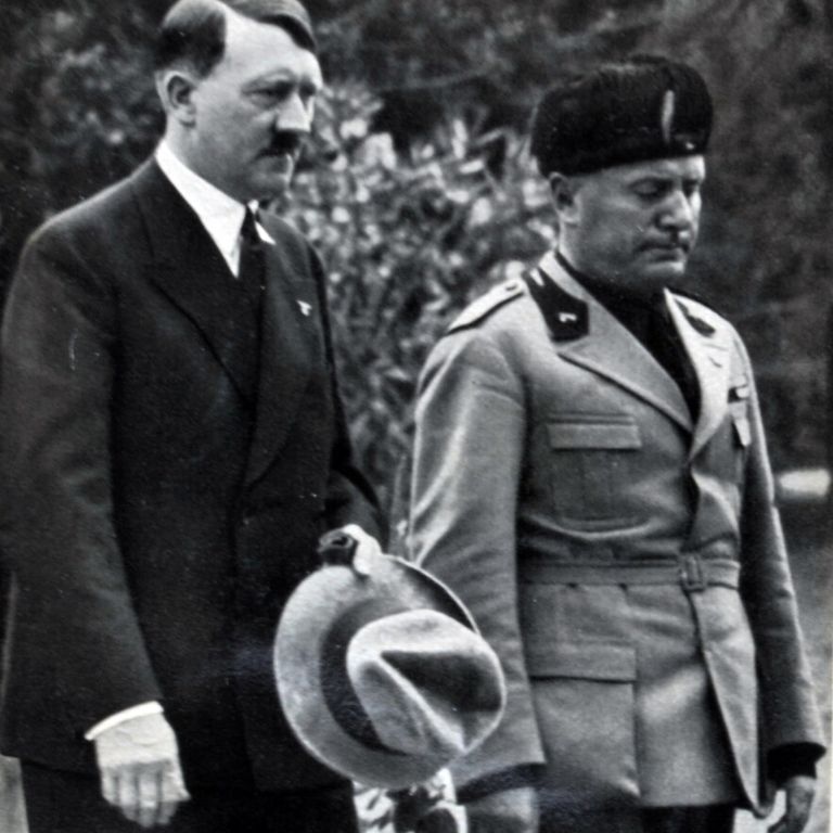 Adolf Hitler e Benito Mussolini