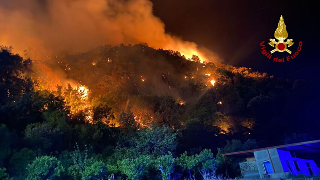 Sicilia. Incendi nei pressi di Messina&nbsp;