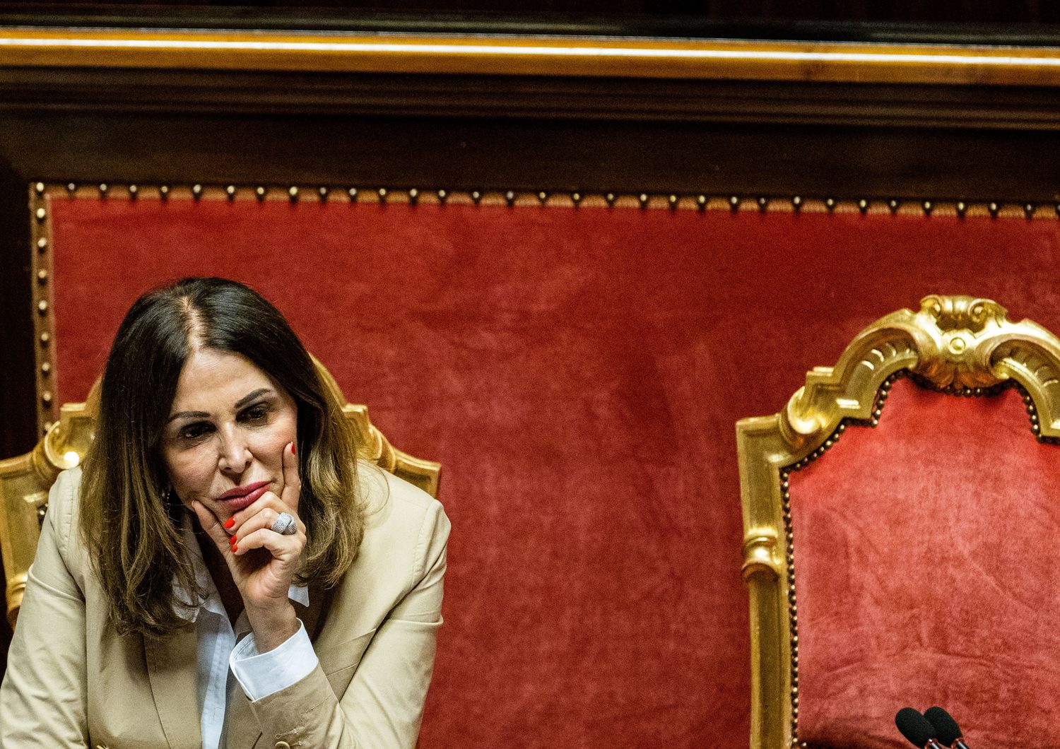 Daniela Santanch&eacute; in Senato