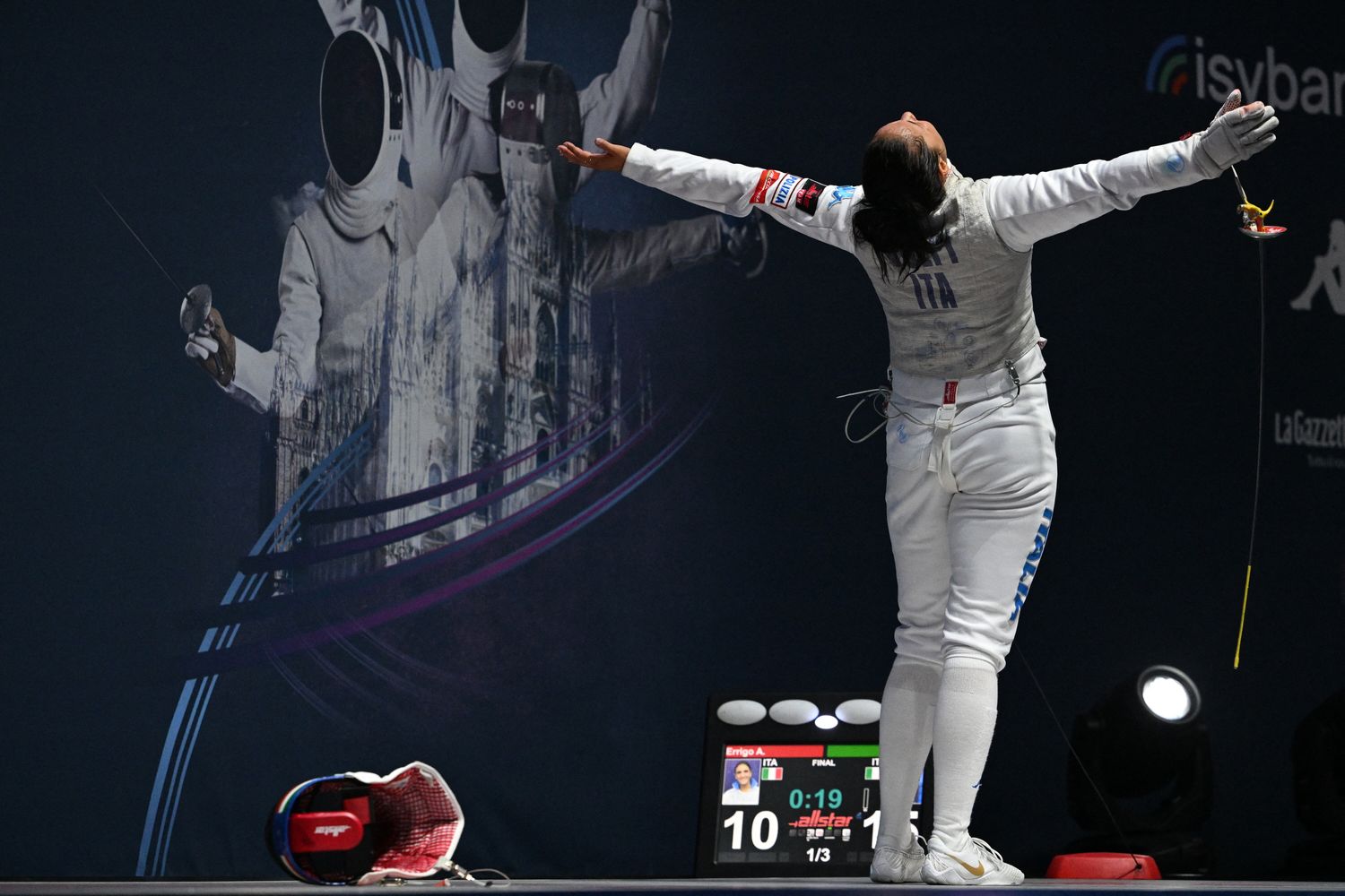 L'esultanza di Alice Volpi