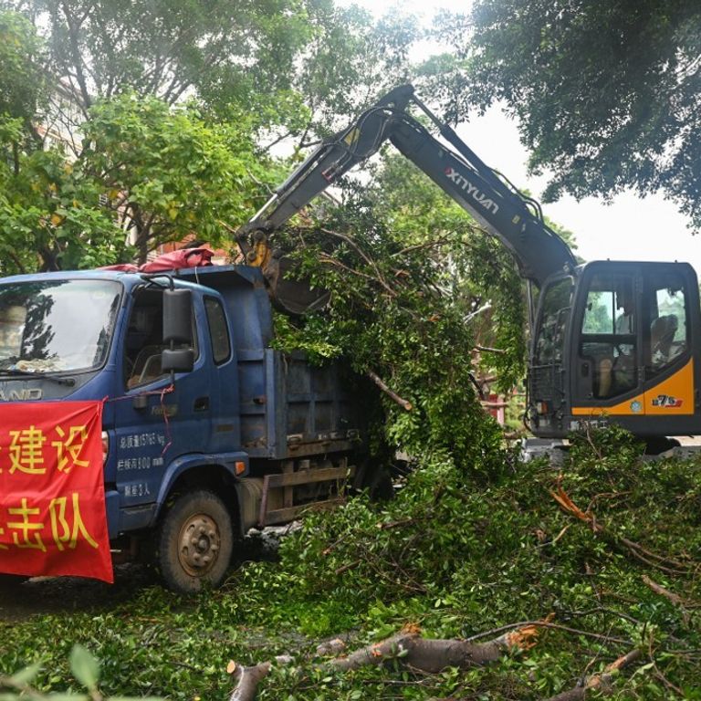 Gli effetti del tifone Doksuri