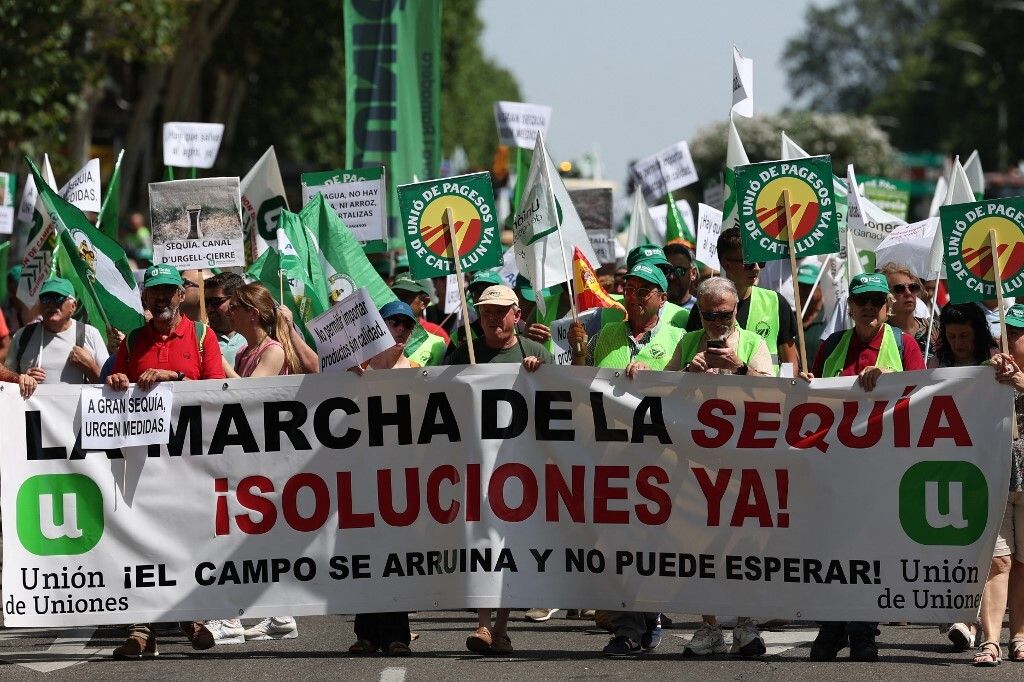 Marcia contro la siccit&agrave; in Spagna