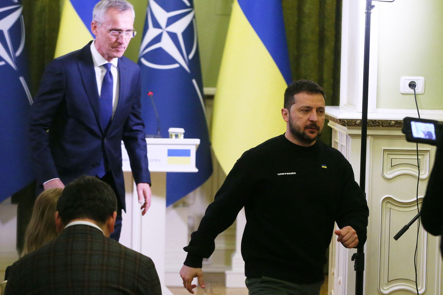 Stoltenberg e Zelensky