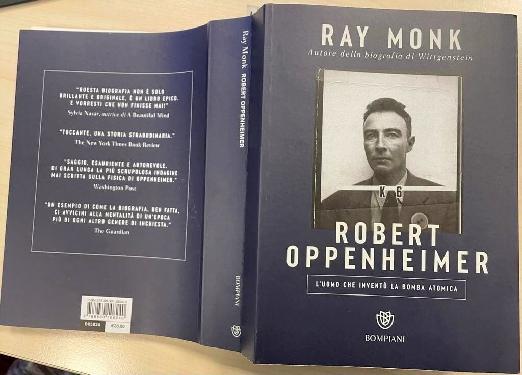 'Robert Oppenheimer' di Ray Monk (Ed. Bompiani)