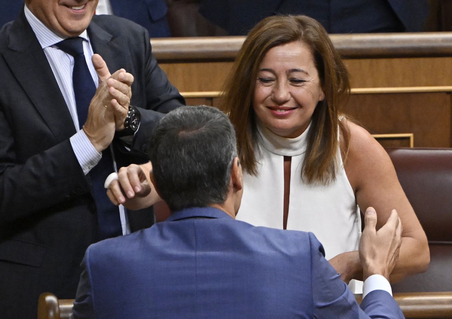 Francina Armengol e Pedro Sanchez