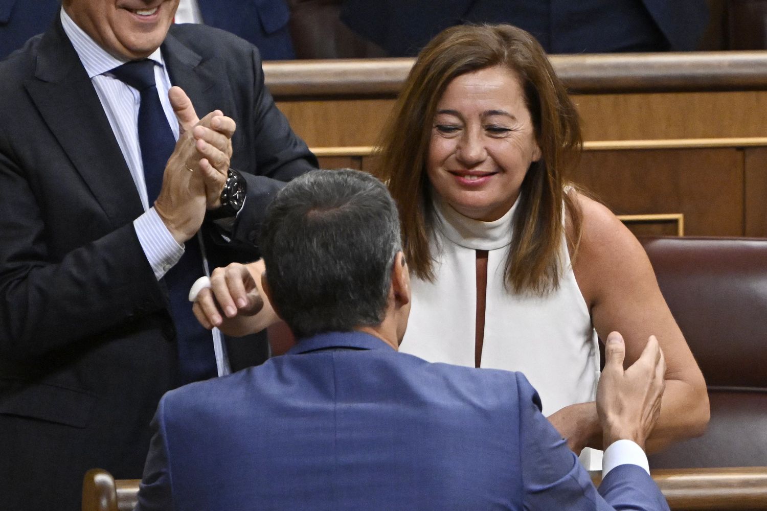 Francina Armengol e Pedro Sanchez