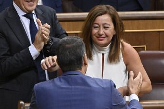 Francina Armengol e Pedro Sanchez
