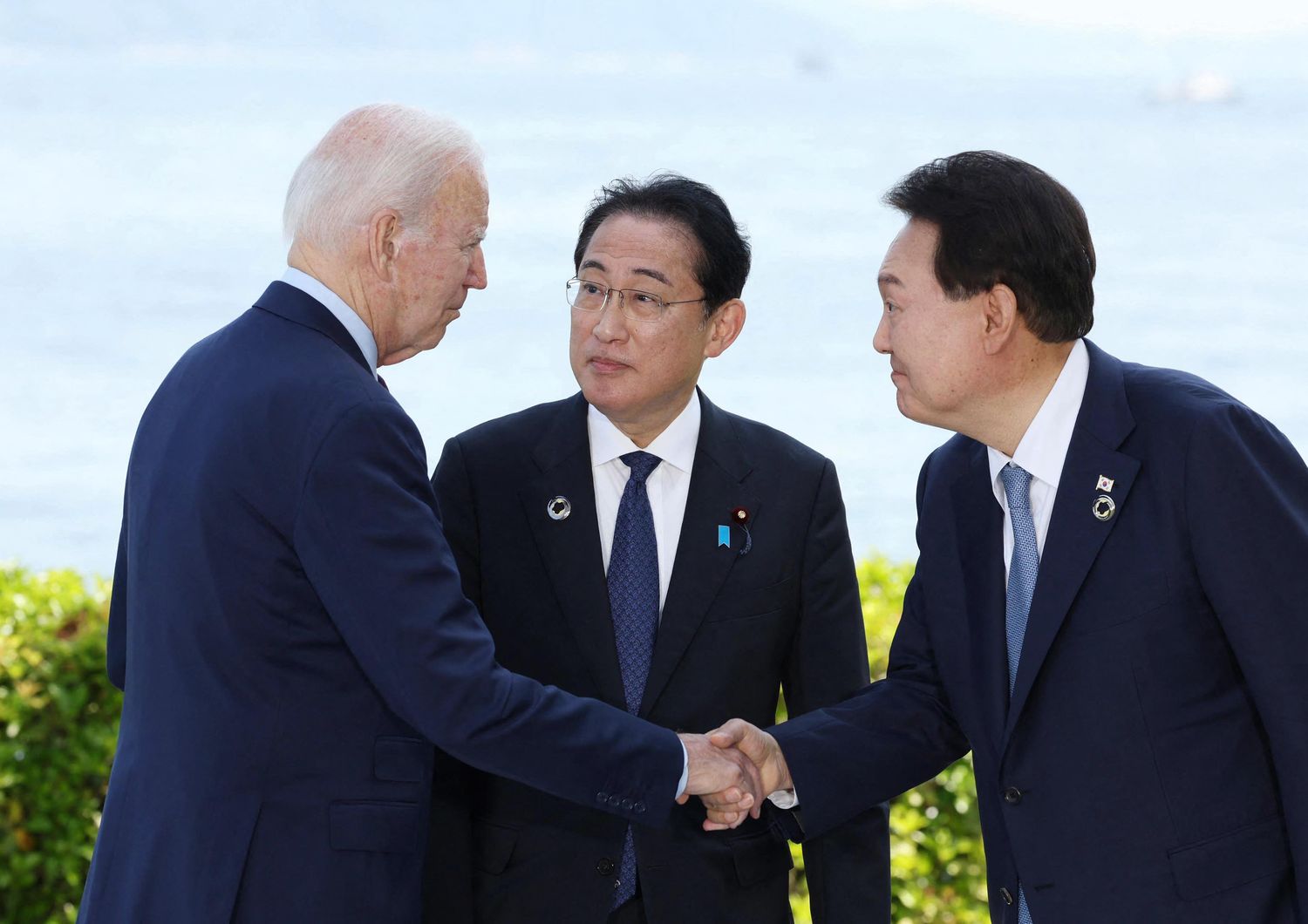 Biden, Kishida e Yoon