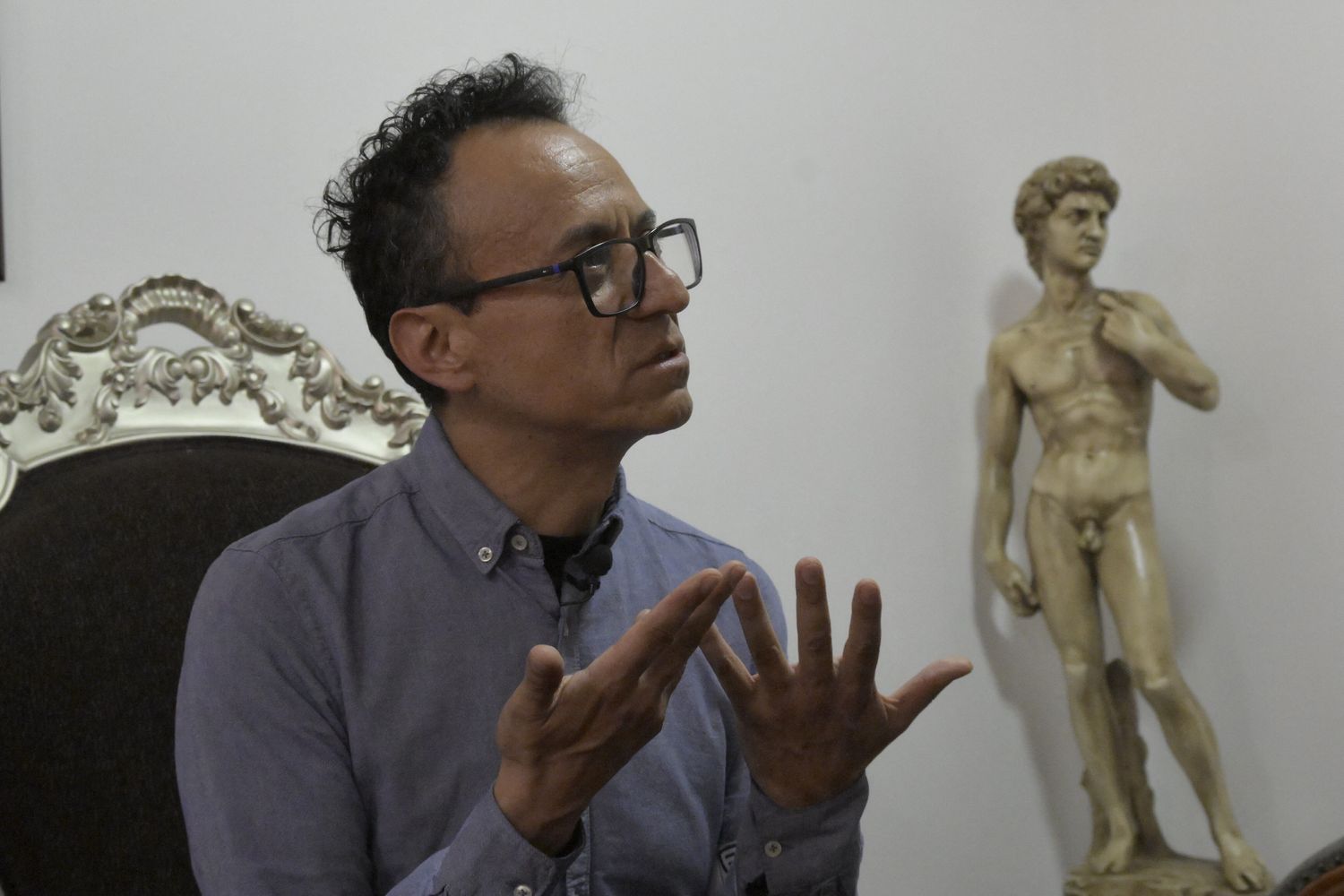 Il giornalista e candidato alle elezioni presidenziali Christian Zurita&nbsp;