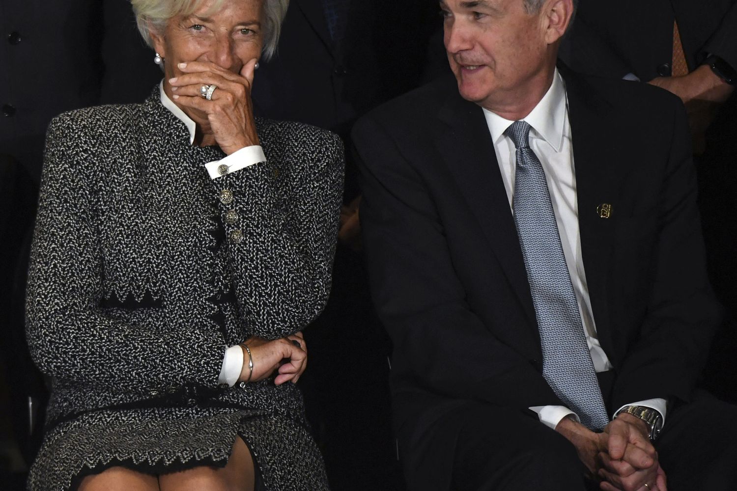 Christine Lagarde e Jerome Powell