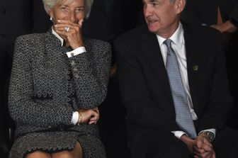 Christine Lagarde e Jerome Powell