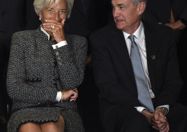 Christine Lagarde e Jerome Powell