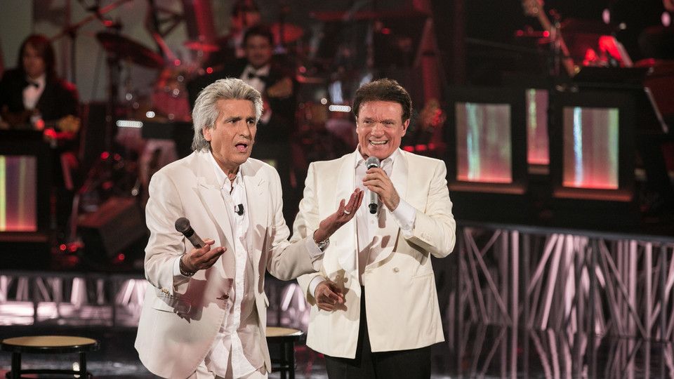 Toto Cutugno con Massimo Ranieri