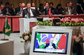 Putin in collegamento con i leader del Brics riuniti in Sudafrica