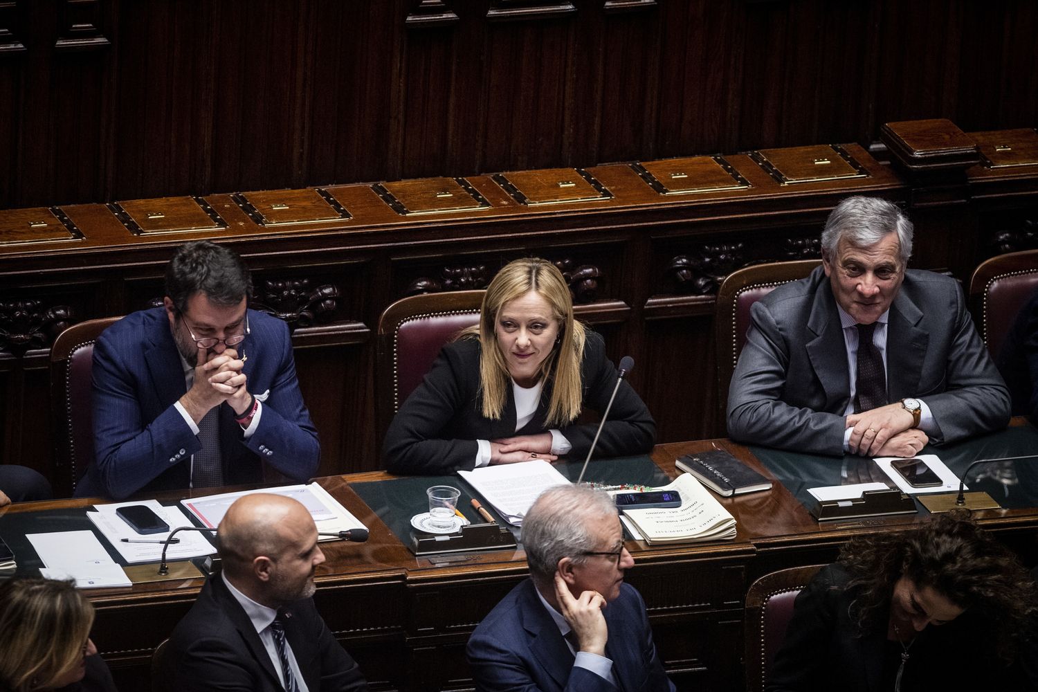 Meloni, Salvini, Tajani