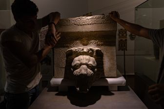 scoperta testa leone marmo scavi selinunte