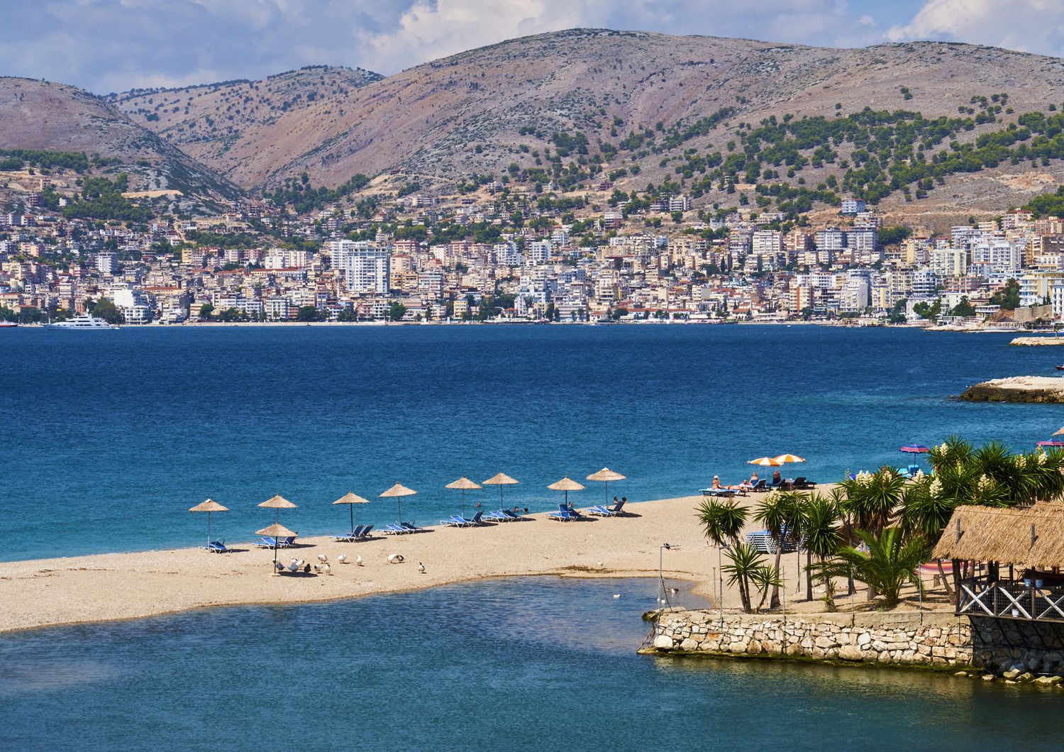 Veduta di Saranda, Albania